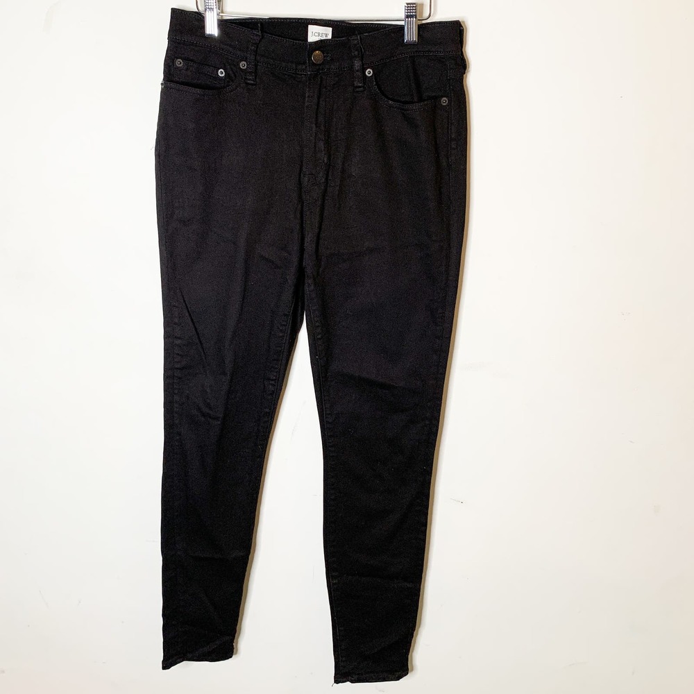 J.Crew Dark Rinse Raw Hem Straight Leg Jeans Sz 29